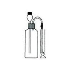 Demonstration Respiroscope with Glass Bottle