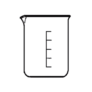 Beaker Low Form with Spout Graduated