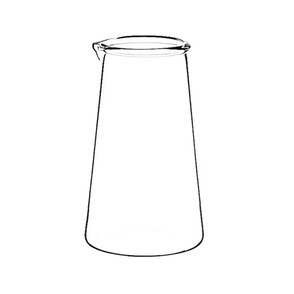 Beaker Phillip Pattern, Conical Form with Spout