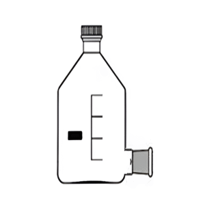 Bottle Aspirator with GL 45 Screw Cap & Socket Outlet for Stopcock