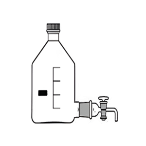 Bottle Aspirator with GL- 45 Screw Cap & Interchangeable Stopcock