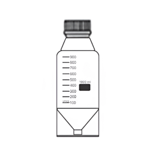 Bottle Reagent HPLC MOBILE PHASE with Screw Cap