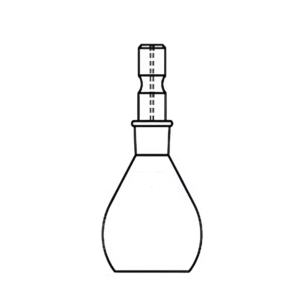 Bottle Specific Gravity with Capillary Bore Interchangeable Teflon Stopper
