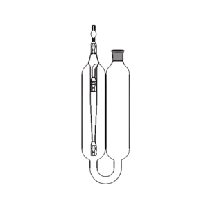 Carbon Absorption Vessel with 3 Valves for “KOH”