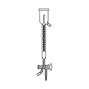 Sulphur Burettes 4ml. with Automatic Zero, Three Way Double Oblique Stopcock at The Bottom
