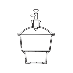 Desiccators with Vacuum Stopcock & Porcelain Plate