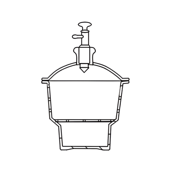 Desiccators with Vacuum Stopcock & Porcelain Plate