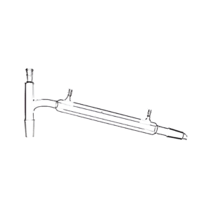 Simple Distillation Head with A Condenser Sealed To The Adapter at An Angle of 75º. B-10 Thermometer Joint