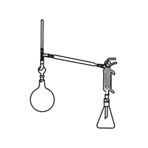 Distillation Assembly with Round Bottom / Flat Bottom Flask