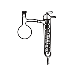 Distillation Apparatus with Friedrichs Condenser with Round Bottom / Flat Bottom Flask