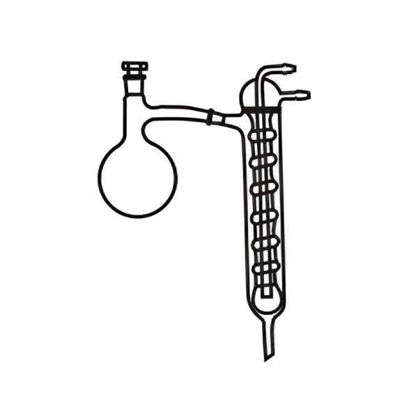 Distillation Apparatus with Friedrichs Condenser with Round Bottom / Flat Bottom Flask