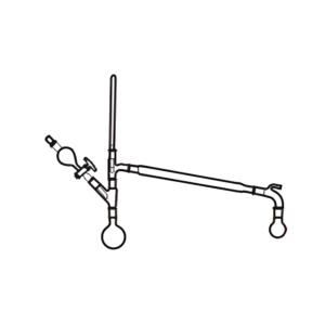 Vacuum Distillation Assembly with Round Bottom / Flat Bottom Flask