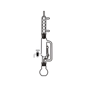 Soxhlet Extraction Apparatus Complete with Interchangeable Joints & Side Stopcock at Soxhlet Extractor