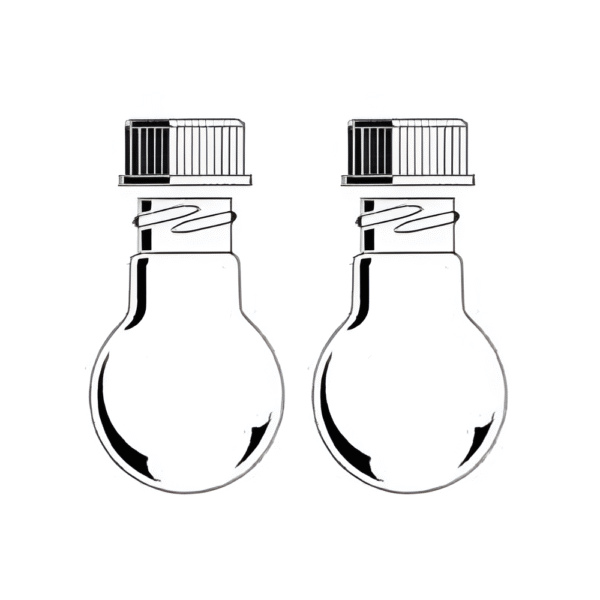 Flask Boiling Round / Flat Bottom with Screw Cap