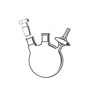 Schlenk Flask Boiling, Round Bottom, Two Necks & Heavy Wall with Interchangeable Joint