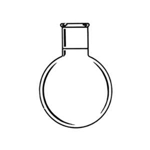 Flask Micro Round Bottom Short Neck with Interchangeable Joint