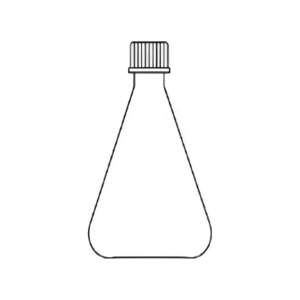 Flask Conical Erlenmeyer with Screw Cap