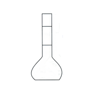 Flask Sugar with Two Mark’s. Accuracy as per Class “A” with Work Certificate & Calibrated @ 27°C