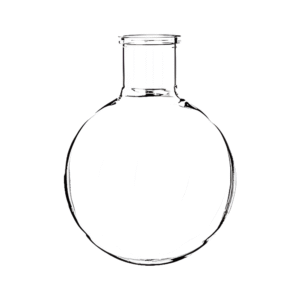 Flask Round Shape for Rotary Evaporator Apparatus