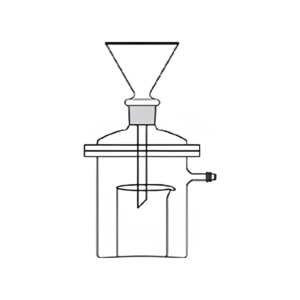 Filtering Apparatus Witt’s Complete with Flange Jar, Flange Lid Funnel Beakers