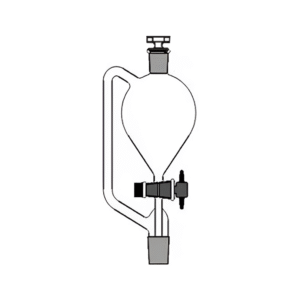 Funnel Pressure Equalizing, Spherical with PTFE Stopcock & Interchangeable Stopper