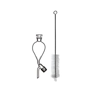 Cleaning Brush Compatible with Various Capacities of Funnel Separating