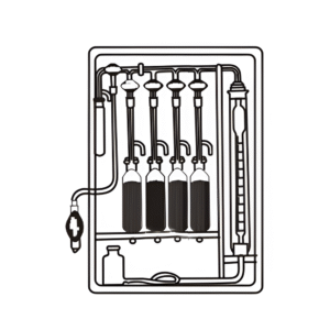 Orsat Gas Analysis Apparatus
