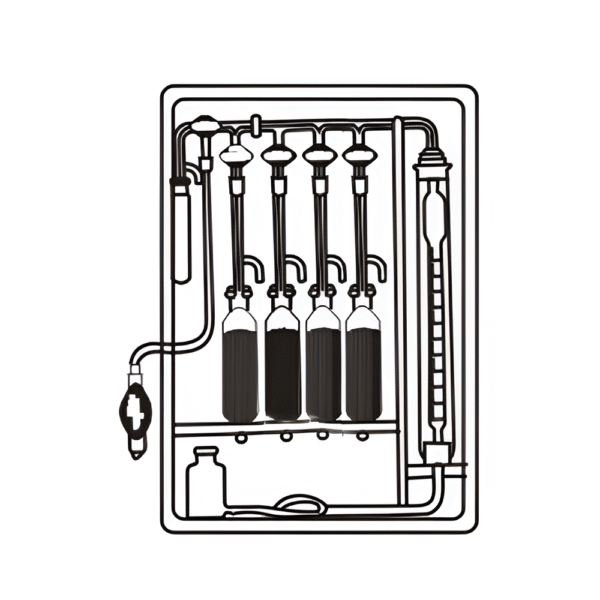 Orsat Gas Analysis Apparatus