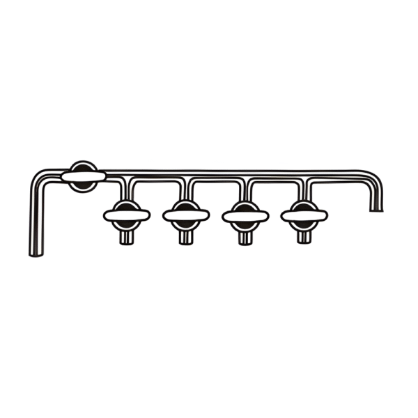 Spare Manifold for Four Tests (Orsat Bridge)