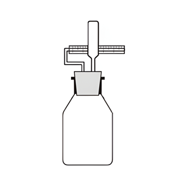 The Farmer’s Potometer is a precision instrument used to measure the rate of water absorption by a plant, serving as an indirect indicator of transpiration. Made from high-quality borosilicate glass, it offers excellent thermal resistance and clarity, ensuring accurate and reliable readings.