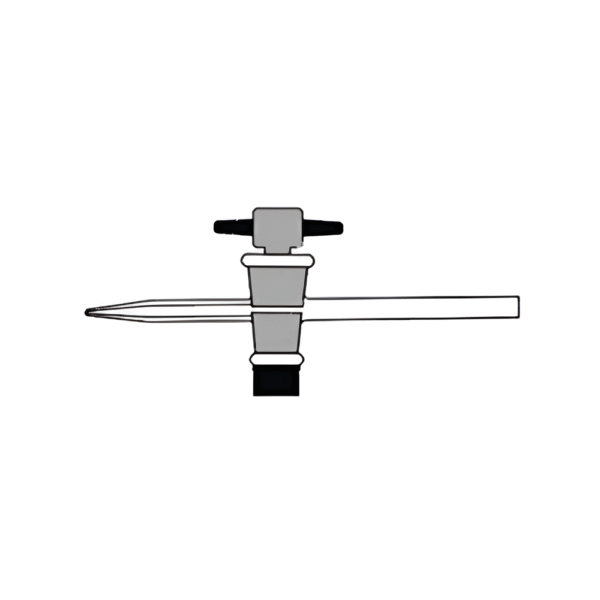 Stopcock for Burette with Hollow Stopper Plug