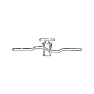 Stopcock Single Oblique Bore with Hollow Plug