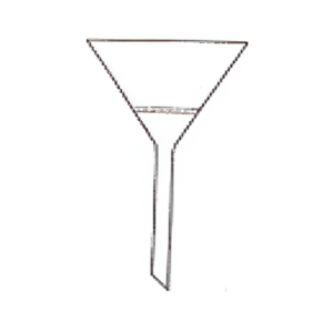 Conical Filter Funnel (Hirsch Type) with Sintered Disc