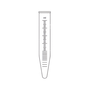 Tube Centrifuge, Graduated with Rim & Conical Bottom, Transparent & Amber Color
