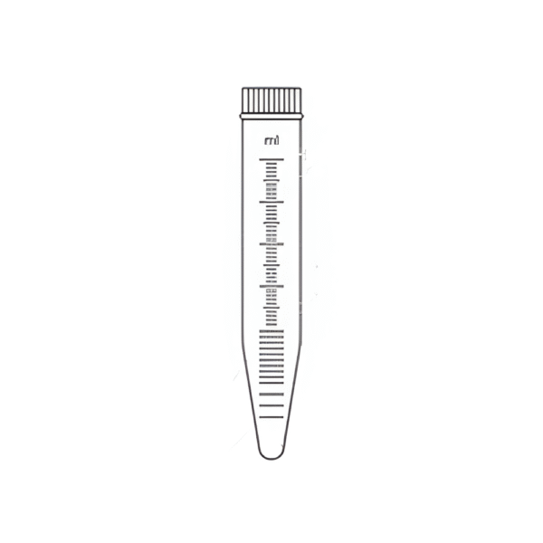 Tube Centrifuge, Plain with Screw Cap & Conical Bottom Graduated, Transparent & Amber Color