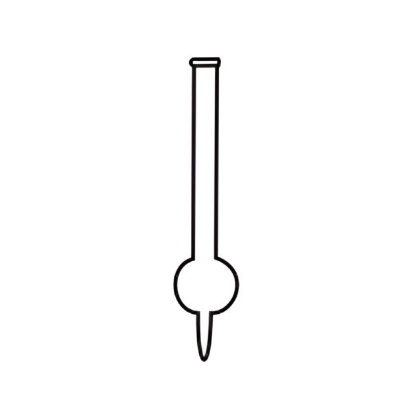 Tube Calcium Chloride, Straight with One Bulb