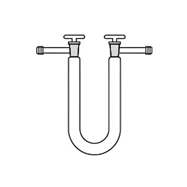 Tube Calcium Chloride, U Shape with Side Tube & I/C Stopper