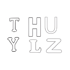 Tube Connection, T, Y, U, H, L, Z Shape, Transparent & Amber Color