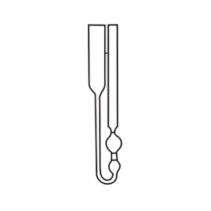 Viscometer U-Tube Reverse Flow, BS/IP/RF with Constant Certificate & Calibrated @ 40°C