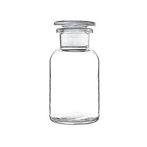 Reagent Bottle W.M.F.S. Type, Transparent & Amber Color