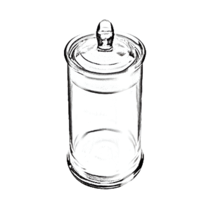 Specimen Jar with Knobbed Stopper
