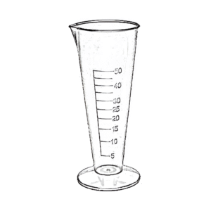 Urine Test Glass Graduated