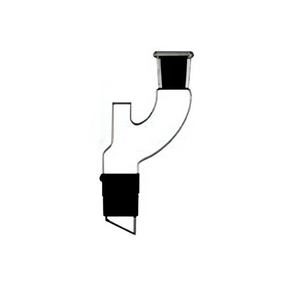 Adapter, Swan Neck for Use with Air Leak Tube.