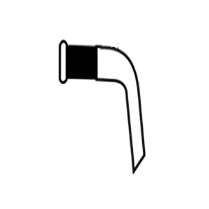 Adapter, Receiver Plain Bend Short Delivery