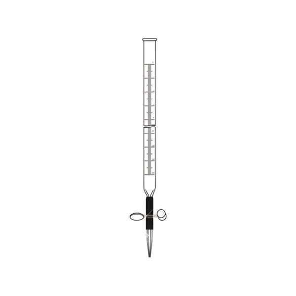 Burette for Pinch Cock with Jet Medium Wall, Accuracy as Per Class “B”
