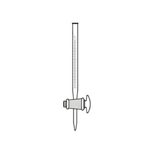 Burette with Straight Bore Glass Stop Cock, Accuracy as Per Class “B”