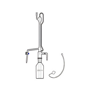 Burette Automatic Zero Mounted on Reservoir with “PTFE” Stopcock Complete & Rubber Pump, Accuracy as Per Class “B”