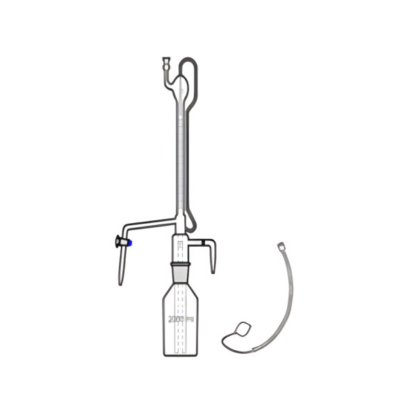 Burette Automatic Zero Mounted on Reservoir with “PTFE” Stopcock Complete & Rubber Pump, Accuracy as Per Class “B”