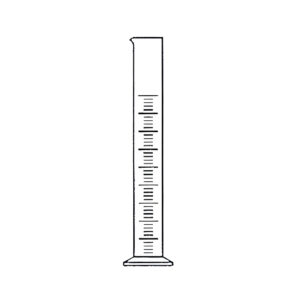 Cylinder Graduated Single Metric Scale with Pour Out. Accuracy as Per Class “B”