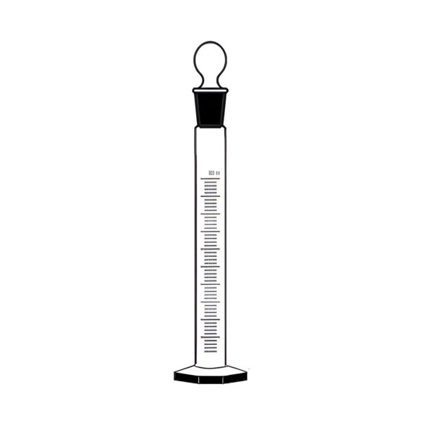 Cylinder Graduated Single Metric Scale with Inter Changeable Stopper. Accuracy as Per Class “B”